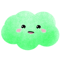 carino colorato nuvole png