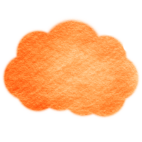 cute colorful clouds png