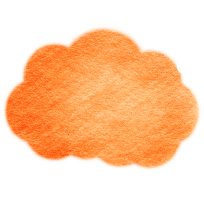 Orange Cloud Transparent PNGs for Free Download