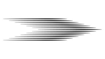 Cartoon speed line rapid motion, dynamic stripe speed movement vector