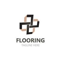 Flooring Logo design, custom Layer Vector elegant business store building