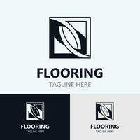 Flooring Logo design, custom Layer Vector elegant business store building