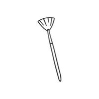 Hand drawn vector illustration brush for painting.