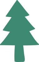 Christmas tree for decoration and design. vector