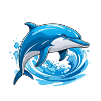 Dolphin No Background Image Great for Print On Demand Merchandise png