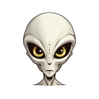 Cartoon Alien No Background Applicable to any Context Great for Print on Demand Merchandise png