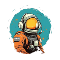 Spaceman Astronaut No Background Applicable to any context great for print on demand Merchandise png