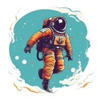 Spaceman Astronaut No Background Applicable to any context great for print on demand Merchandise png