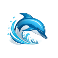 Dolphin No Background Image Great for Print On Demand Merchandise png