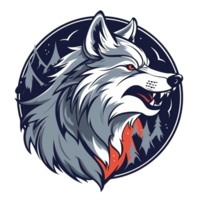 Grey Wolf No Background Applicable to any Context Great for Print on Demand Merchandise png