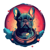 desenho animado francês buldogue não fundo aplicável para qualquer contexto ótimo para impressão em exigem png