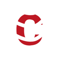 c brief logo of c tekst logo en c woord logo ontwerp. png