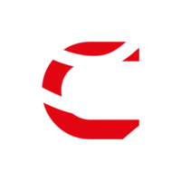 c brief logo of c tekst logo en c woord logo ontwerp. png