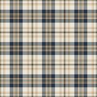 Plaid seamless pattern. Vector background of textile ornament. Flat fabric design.