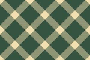 Tartan plaid background, diagonal check seamless pattern. Vector fabric texture for textile print, wrapping paper, gift card, wallpaper.