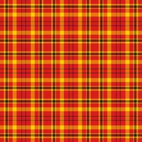 Plaid seamless pattern. Vector background of textile ornament. Flat fabric design.