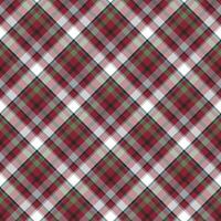 Plaid seamless pattern. Vector background of textile ornament. Flat fabric design.