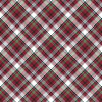 Plaid seamless pattern. Vector background of textile ornament. Flat fabric design.