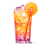 Alkohol Cocktail mit Orange Saft png