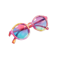 watercolor sunglasses on transparent background png