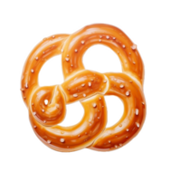 ein Brezel auf ein transparent Hintergrund png