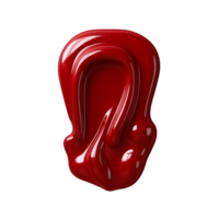 red liquid dripping on a transparent background png