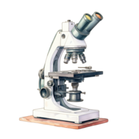 een microscoop Aan een wit achtergrond png