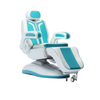 moderno dental silla en un blanco antecedentes png