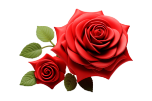 rood roos PNG beeld 3d renderen