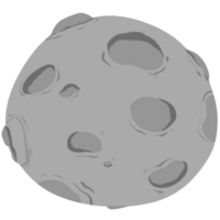 full grey planet png