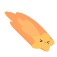 carino giallo meteora png