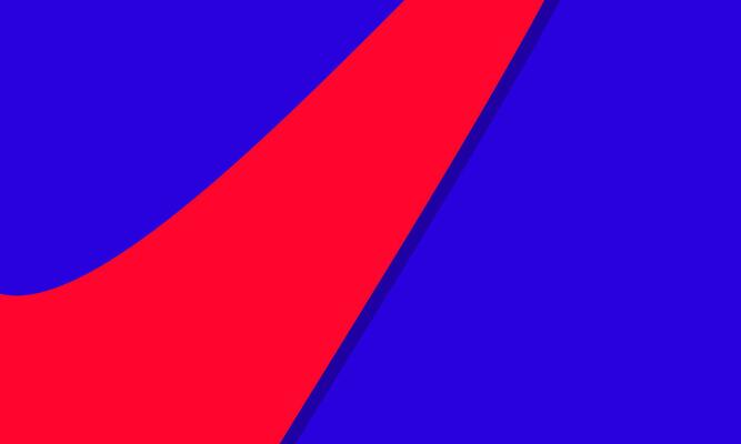 Abstract wavy brutalist contemporary background. Brutal swiss bauhaus design red blue. Vector brutalist trendy retro style