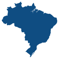 Brazilië kaart met administratief Regio's. Latijns kaart. braziliaans kaart. png