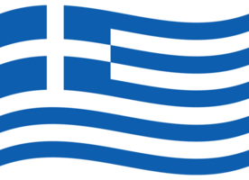 griego bandera. bandera de Grecia. Grecia bandera ola png