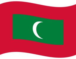 Malediven Flagge. Flagge von Malediven. Malediven Flagge Welle png