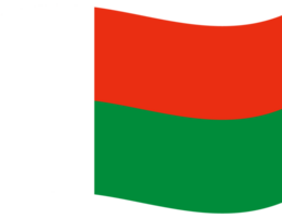 Madagascar vlag. vlag van Madagascar. Madagascar vlag Golf png