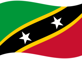 Saint Kitts and Nevis flag wave. Saint Kitts and Nevis flag. Flag of Saint Kitts and Nevis png