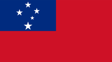 Samoa flag. Flag of Samoa png