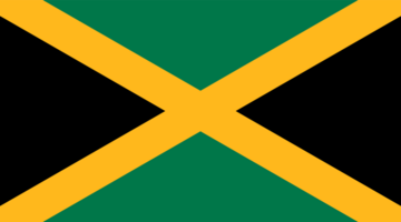 Jamaica vlag. vlag van Jamaica png