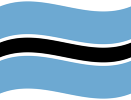 Botswana Flagge Welle. Botswana Flagge. Flagge von Botswana png