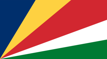 Seychelles flag. Flag of Seychelles png