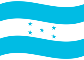 Honduras drapeau vague. Honduras drapeau. drapeau de Honduras png