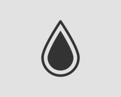 Drop water icon vector isolated design element