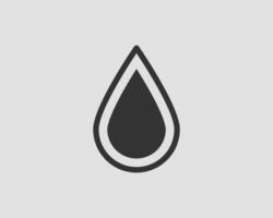 Drop water icon vector isolated design element