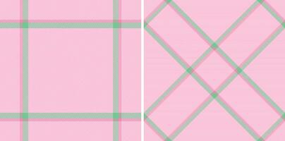 Fabric textile texture of check background vector with a pattern seamless tartan plaid.