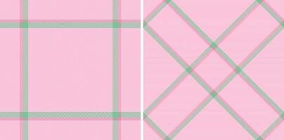 Fabric textile texture of check background vector with a pattern seamless tartan plaid.