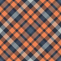 Seamless check vector of background plaid pattern with a fabric texture textile tartan.
