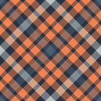 Seamless check vector of background plaid pattern with a fabric texture textile tartan.