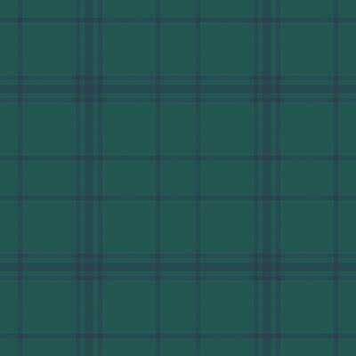 Plaid seamless pattern in green. Check fabric texture. Vector textile print.
