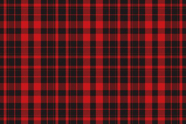 Tartan plaid pattern in red. Print fabric texture seamless. Check vector background.